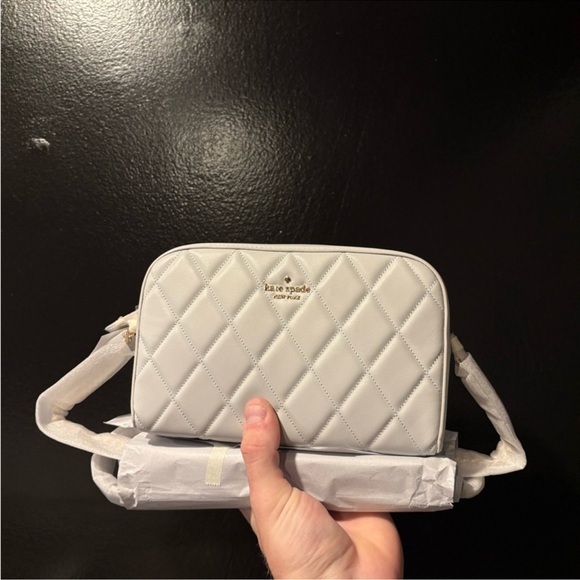 Kate Spade White Quilted Crossbody Bag: BRAND‎ NEW WITH TAGS…$360 Retail - Picture 8 of 9